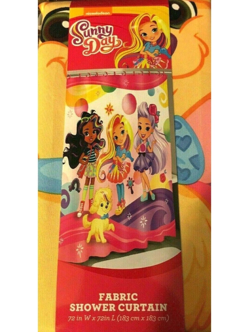 Sunny Day Bathroom Fabric Shower Curtain Nick Jr Cartoon Rox Blair Girl Sealed